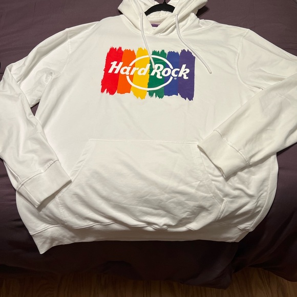 Hard Rock rainbow pride sweatshirt brand new without tags XXL unisex - Picture 2 of 4